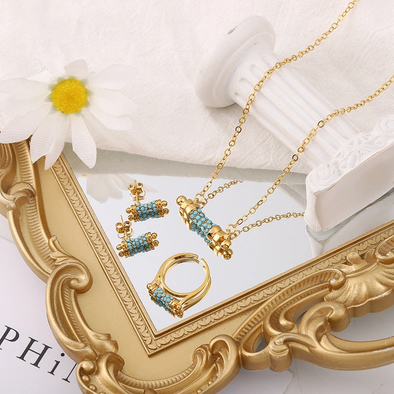 Wholesale Mini Waist Diamond Gold Plated Alloy Necklaces