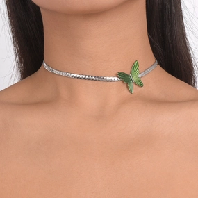 Wholesale Modern Butterfly Copper Necklace