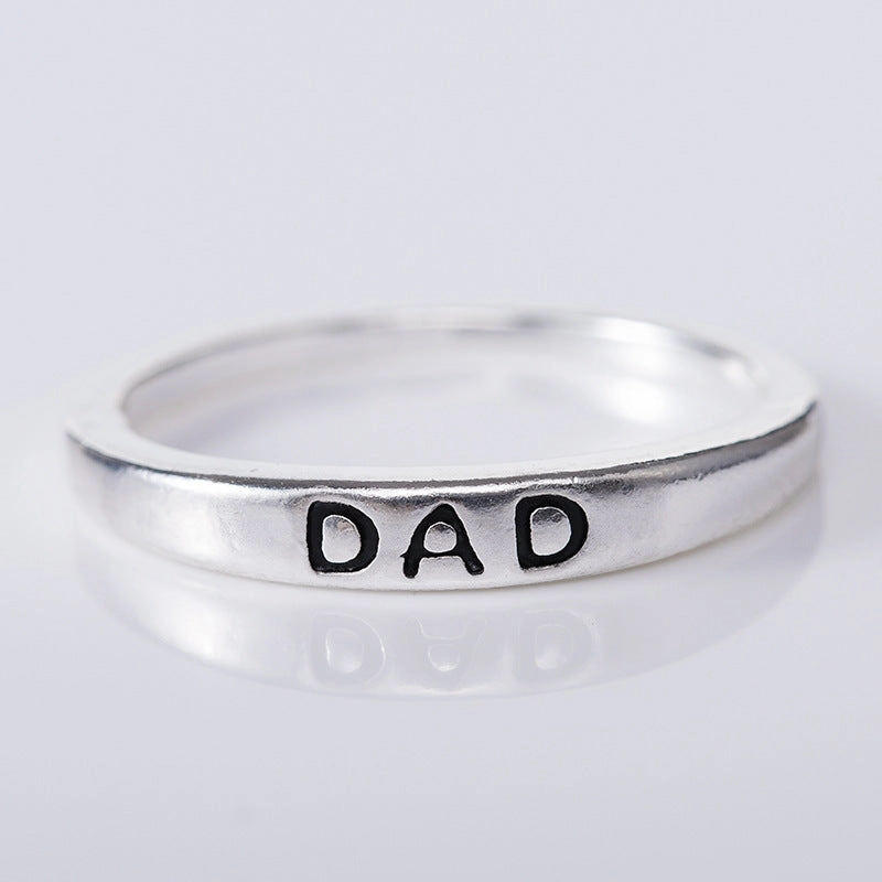 Wholesale MOM Mother DAD Alloy Ring