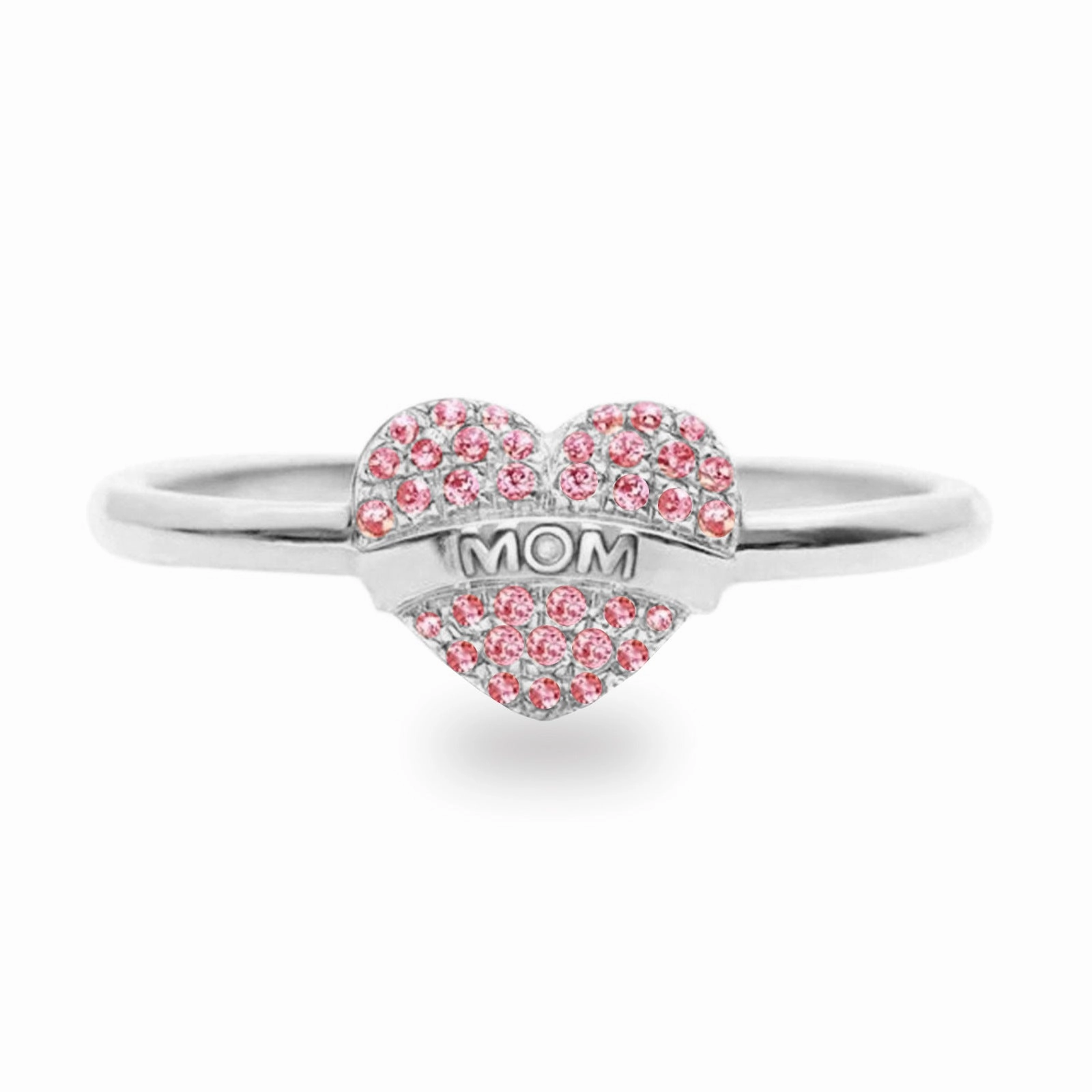 Wholesale Mother's Day Heart Alloy Rings