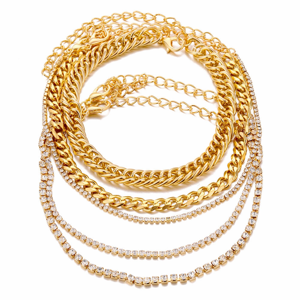 Wholesale Multi-layer Vintage Tassel Bracelet Set