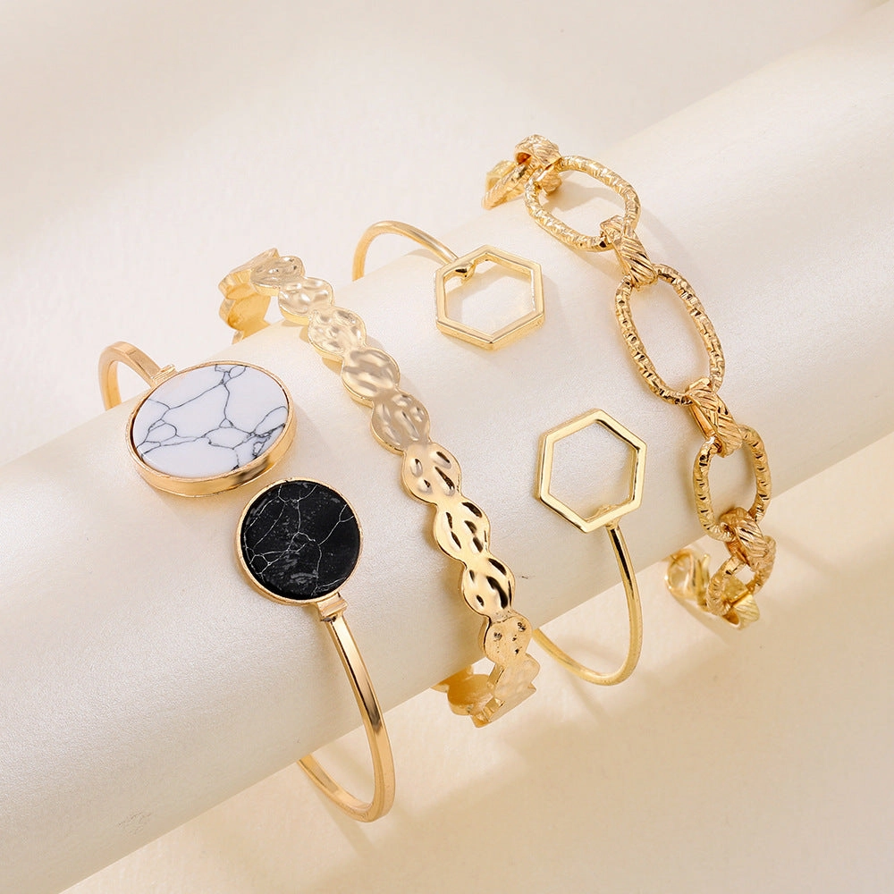 Wholesale Multi-layer Vintage Tassel Bracelet Set