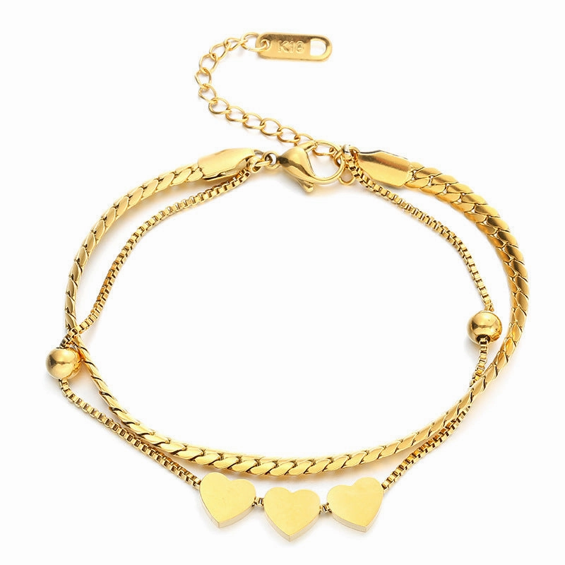 Wholesale Multi-layer Wound Titanium Steel Bracelet
