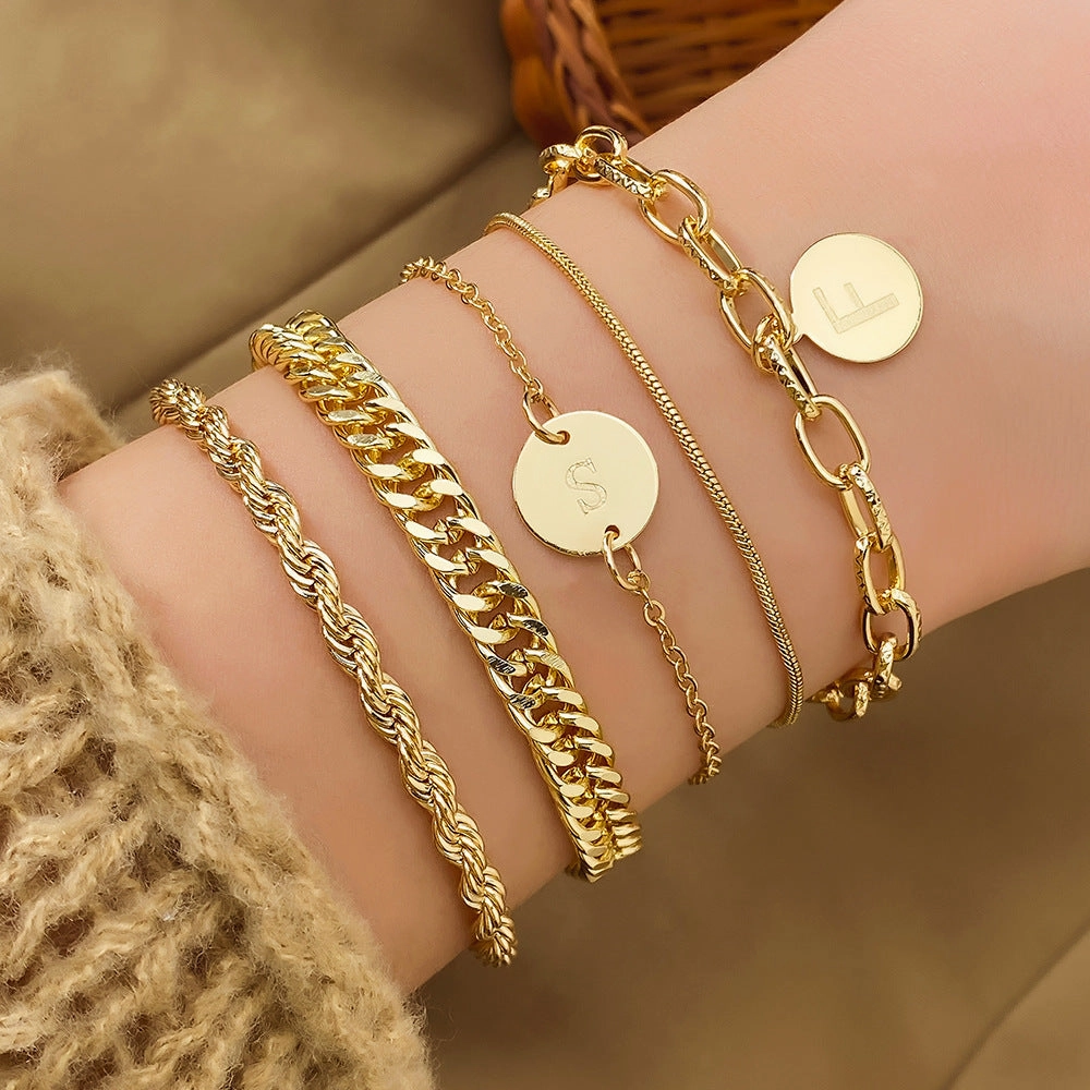 Wholesale Multi-layered Butterfly Bracelet Set
