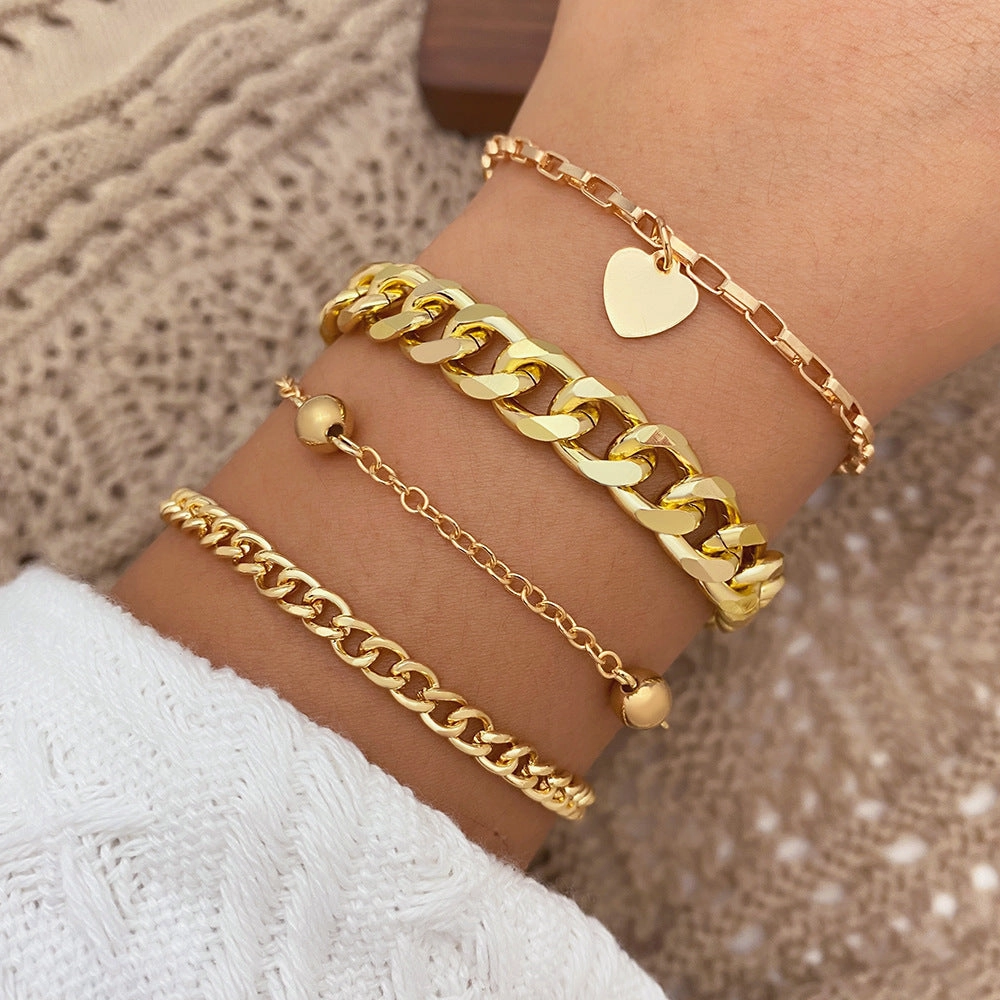 Wholesale Multi-layered Butterfly Bracelet Set