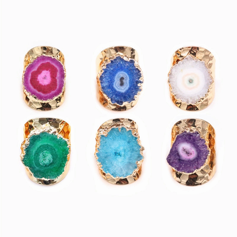 Wholesale Natural Agate Rings
