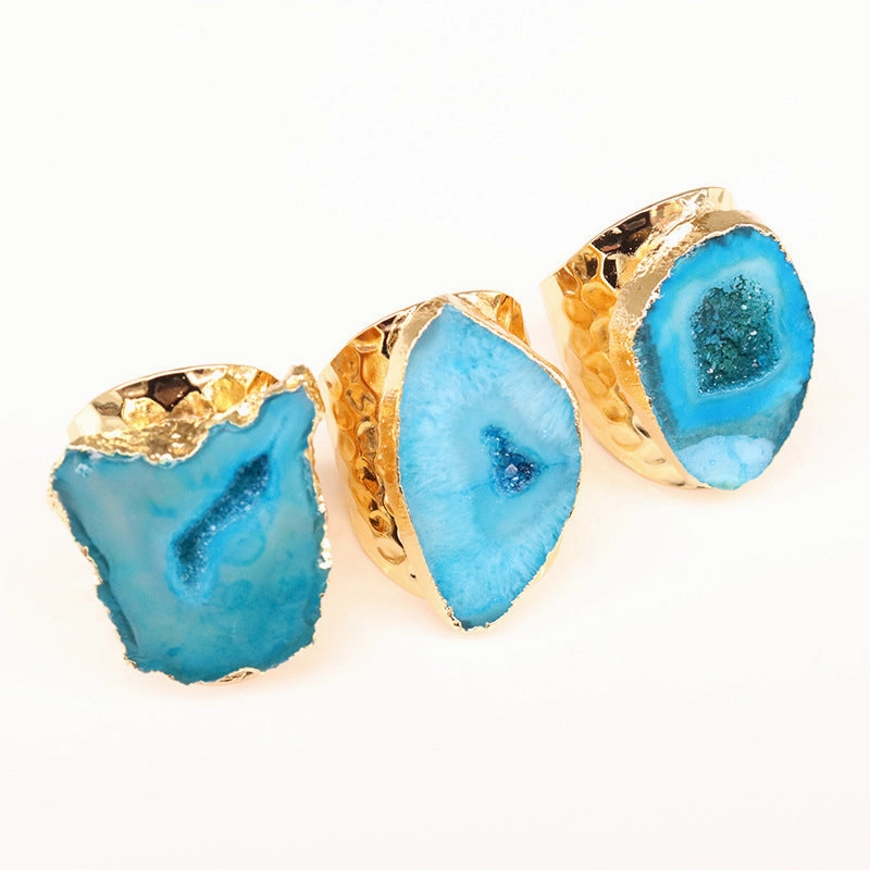 Wholesale Natural Agate Rings