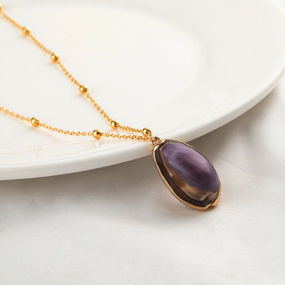 Wholesale Natural Shell Necklace Women Clavicle Chain