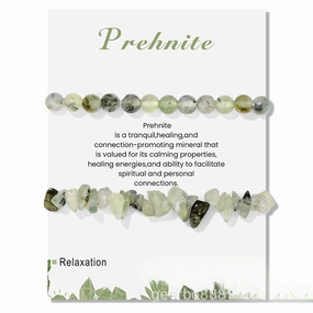 Wholesale Natural Stone Card Gravel Double Layer Bracelet