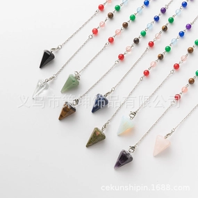 Wholesale Natural Stone Pendant Necklace