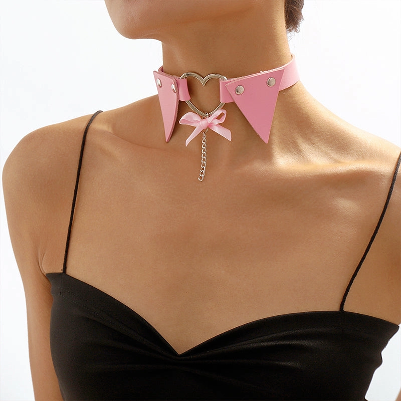 Wholesale Necklaces Alloy N10164 Gothic Dark Style Goth Theme Choker Collar OLY-NE-QD001