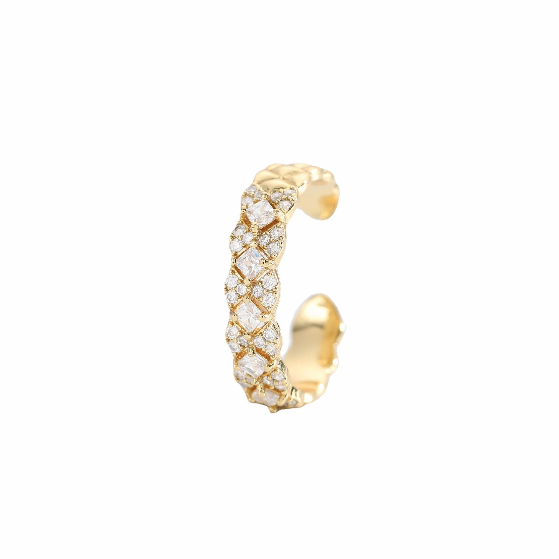 Wholesale New High Sales Brass Plating with Zircon Ring