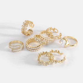 Wholesale New High Sales Brass Plating with Zircon Ring