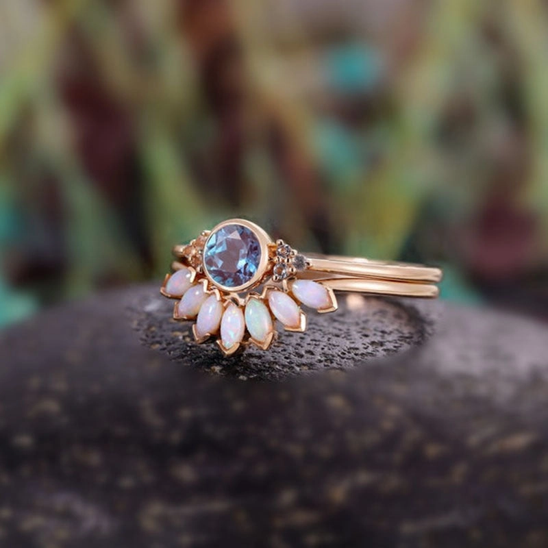 Wholesale New Inlaid Zircon Metal Rings
