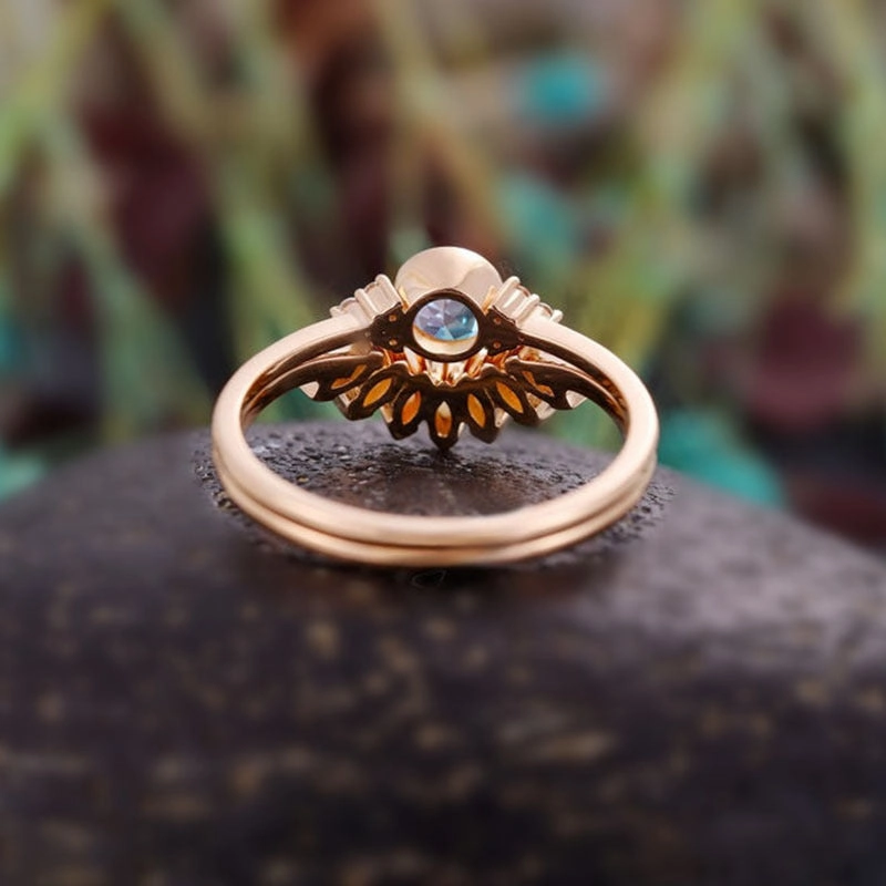 Wholesale New Inlaid Zircon Metal Rings
