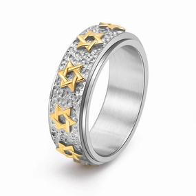 Wholesale New Stainless Steel Spin Ring