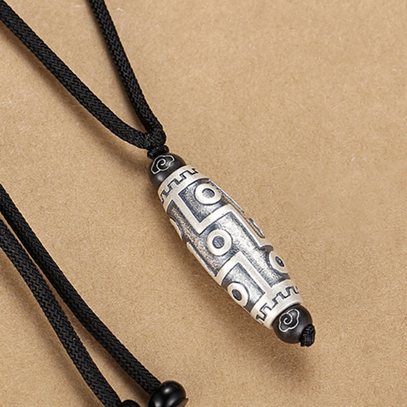 Wholesale Nine Hole Dzi Bead Pendant Copper Necklaces