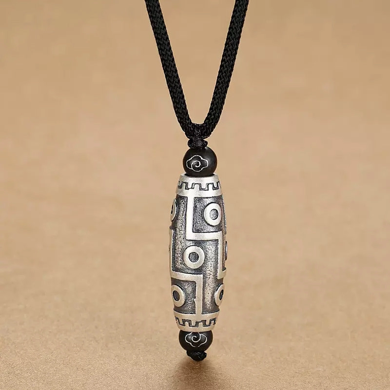 Wholesale Nine Hole Dzi Bead Pendant Copper Necklaces