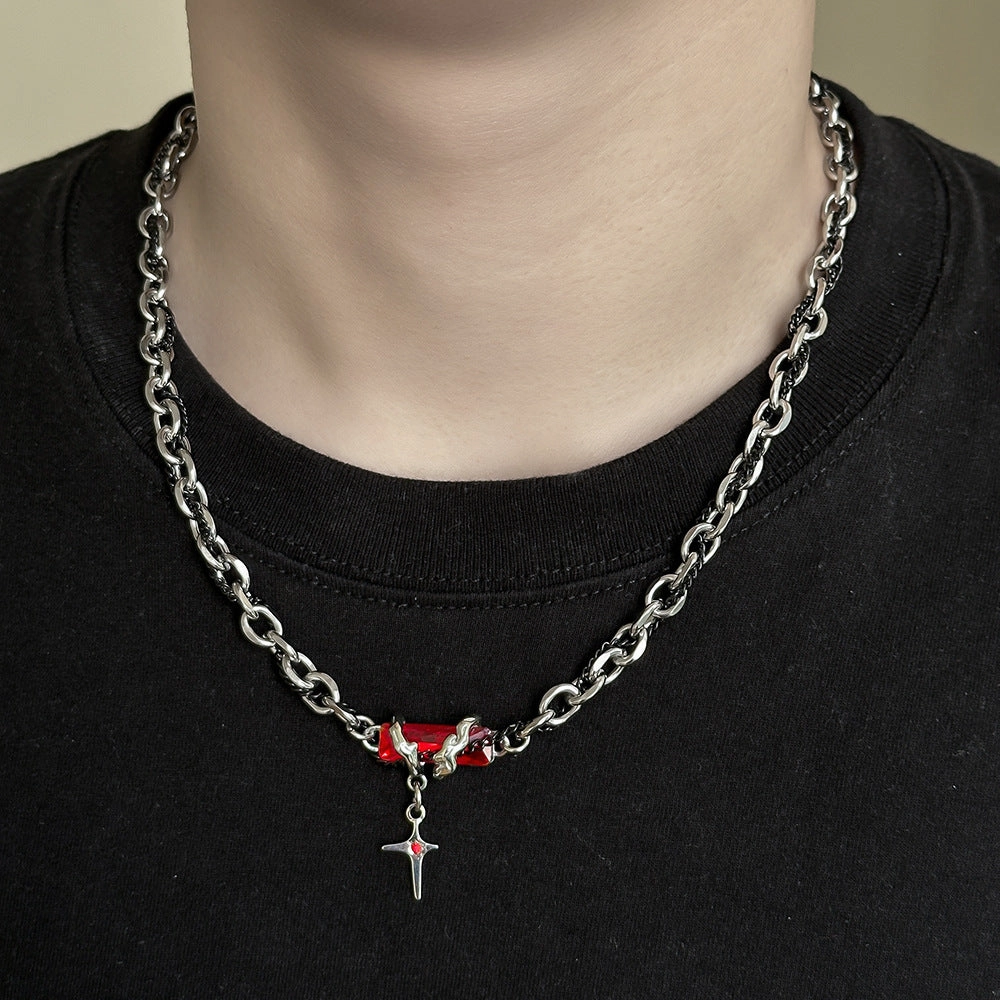 Wholesale Non-fading Hip-hop Minimalist Titanium Clavicle Chain