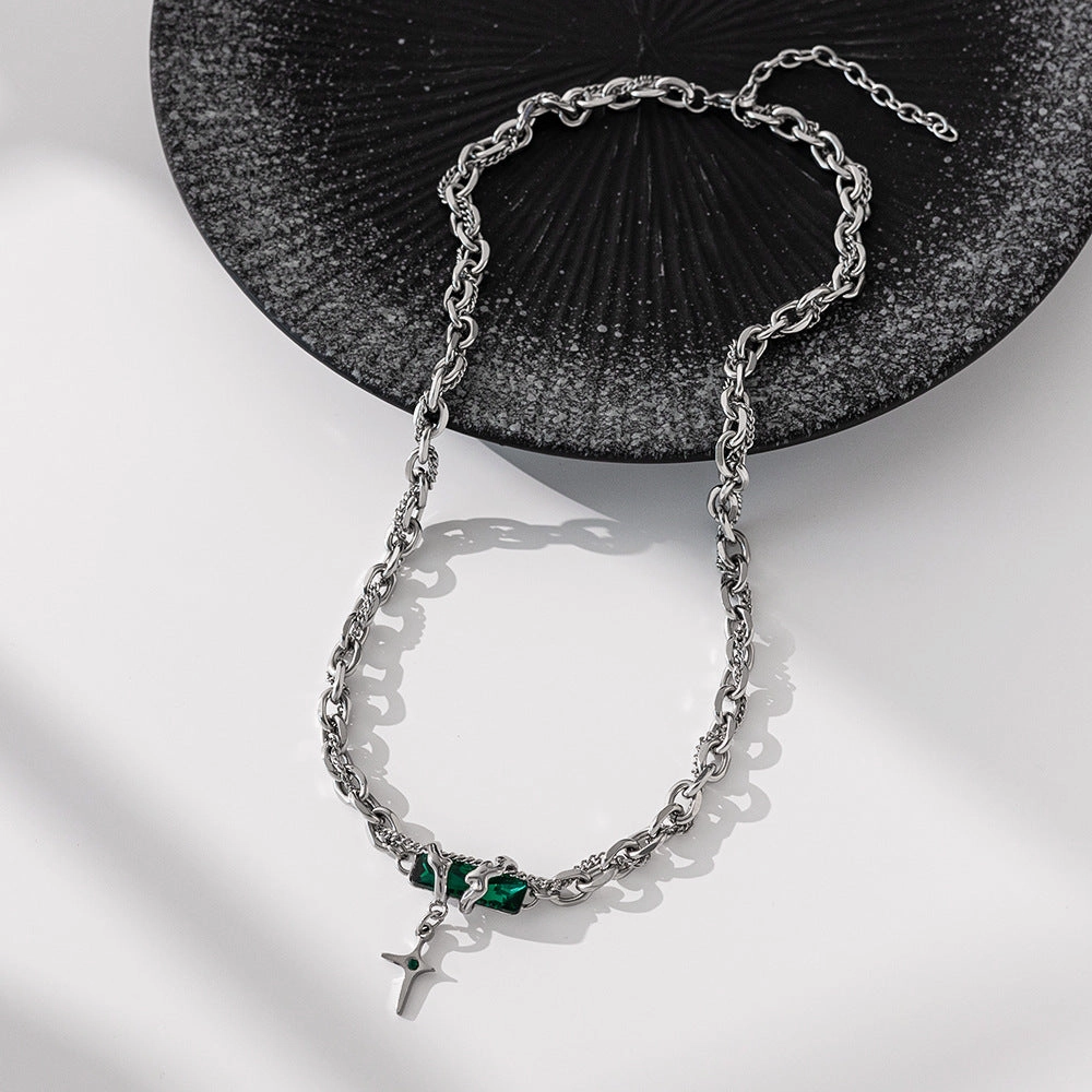 Wholesale Non-fading Hip-hop Minimalist Titanium Clavicle Chain