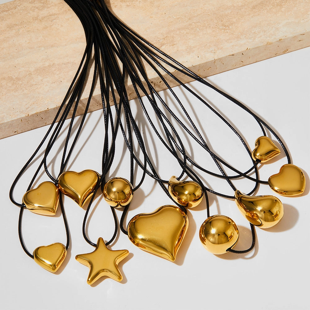 Wholesale of Large Love Stainless Steel Necklaces