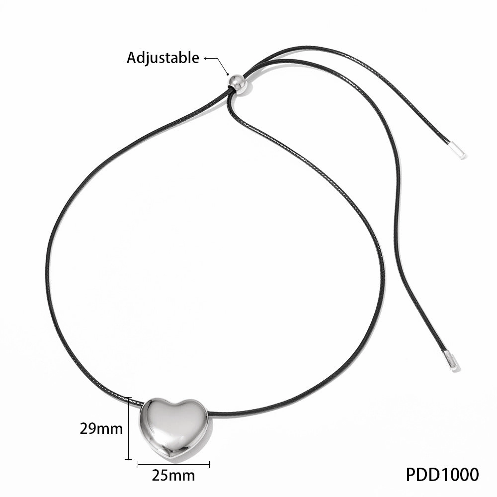 Wholesale of Large Love Stainless Steel Necklaces