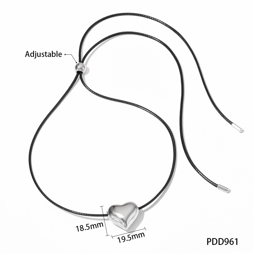 Wholesale of Large Love Stainless Steel Necklaces