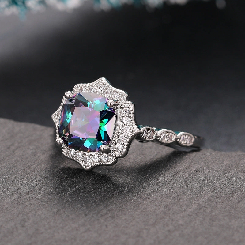 Wholesale of New Flower Shaped Copper Rings