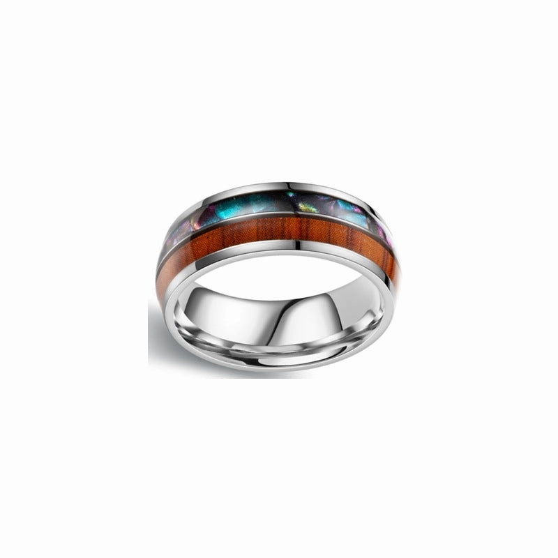 Wholesale of Simple Titanium Steel Men's Rings