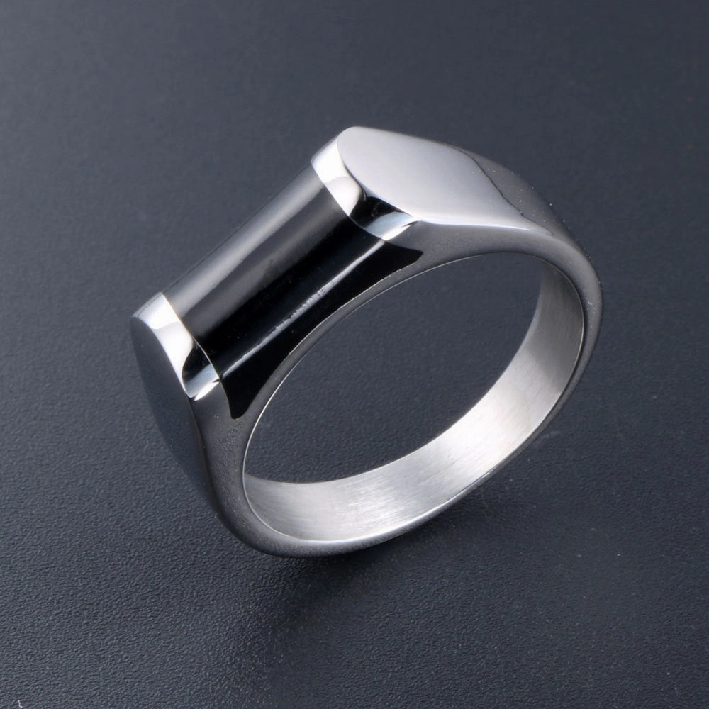 Wholesale of Simple Titanium Steel Men's Rings