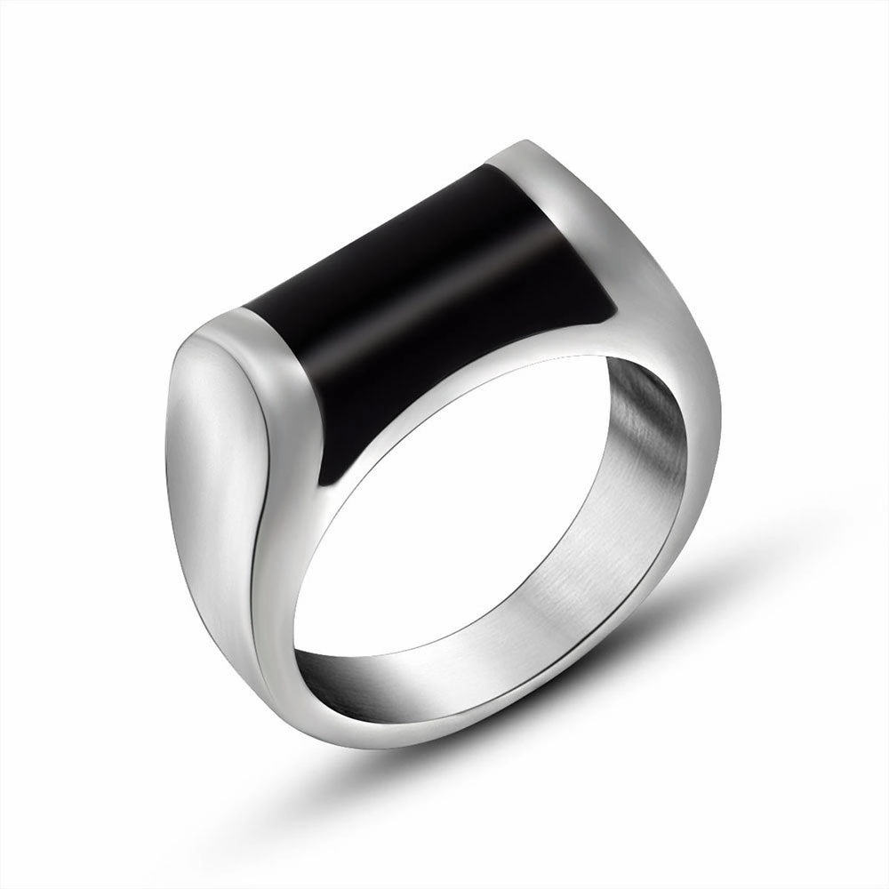 Wholesale of Simple Titanium Steel Men's Rings