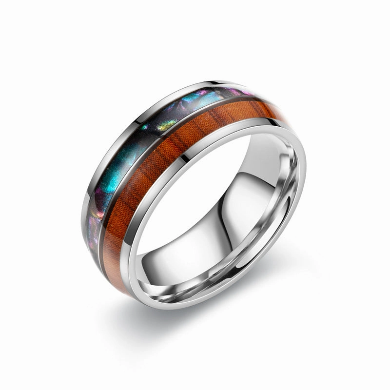 Wholesale of Simple Titanium Steel Men's Rings