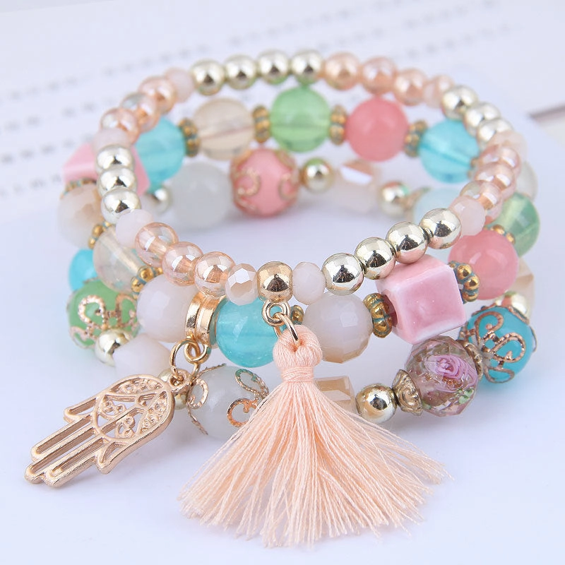 Wholesale Opal Vintage Ethnic Alloy Bracelet