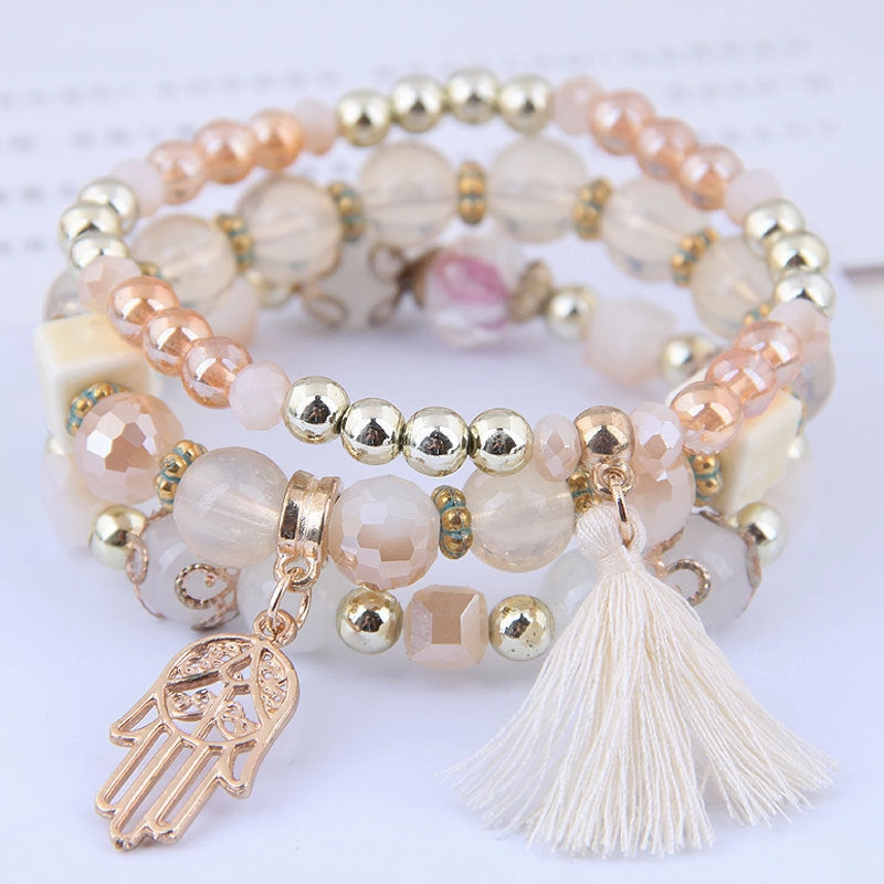 Wholesale Opal Vintage Ethnic Alloy Bracelet