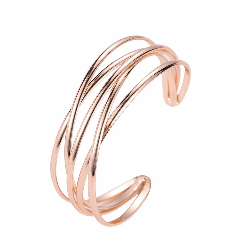 Wholesale Open Metal Cross Alloy Bracelet
