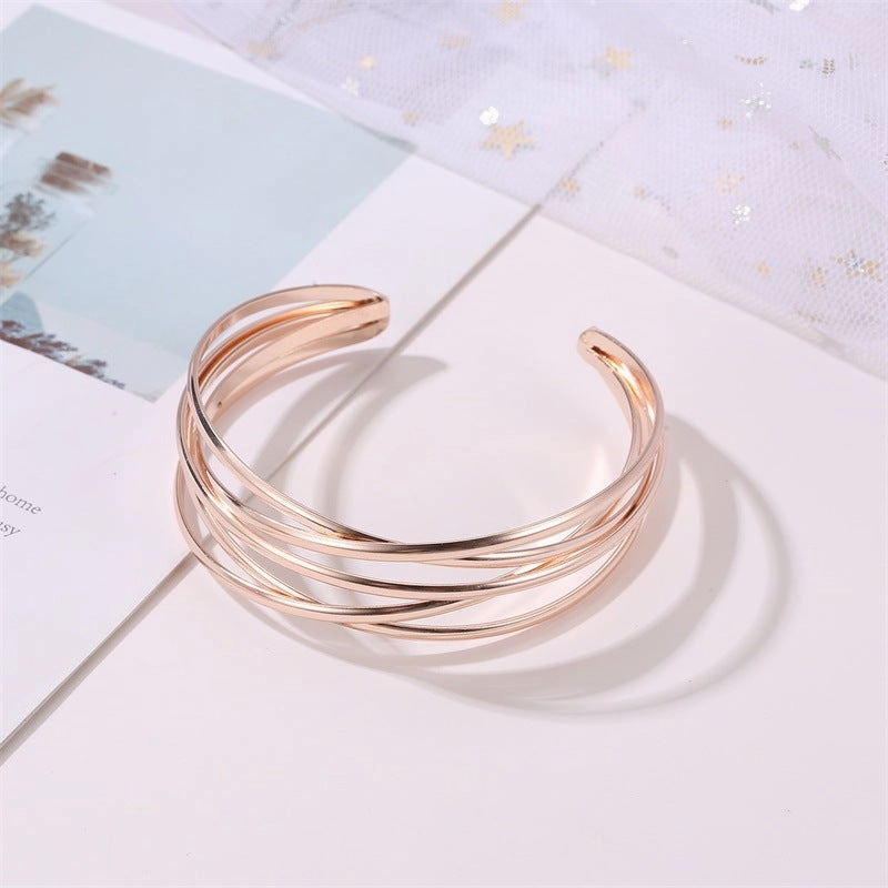 Wholesale Open Metal Cross Alloy Bracelet