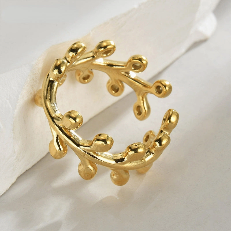 Wholesale Open Ring Colorless New Stainless Steel Ring