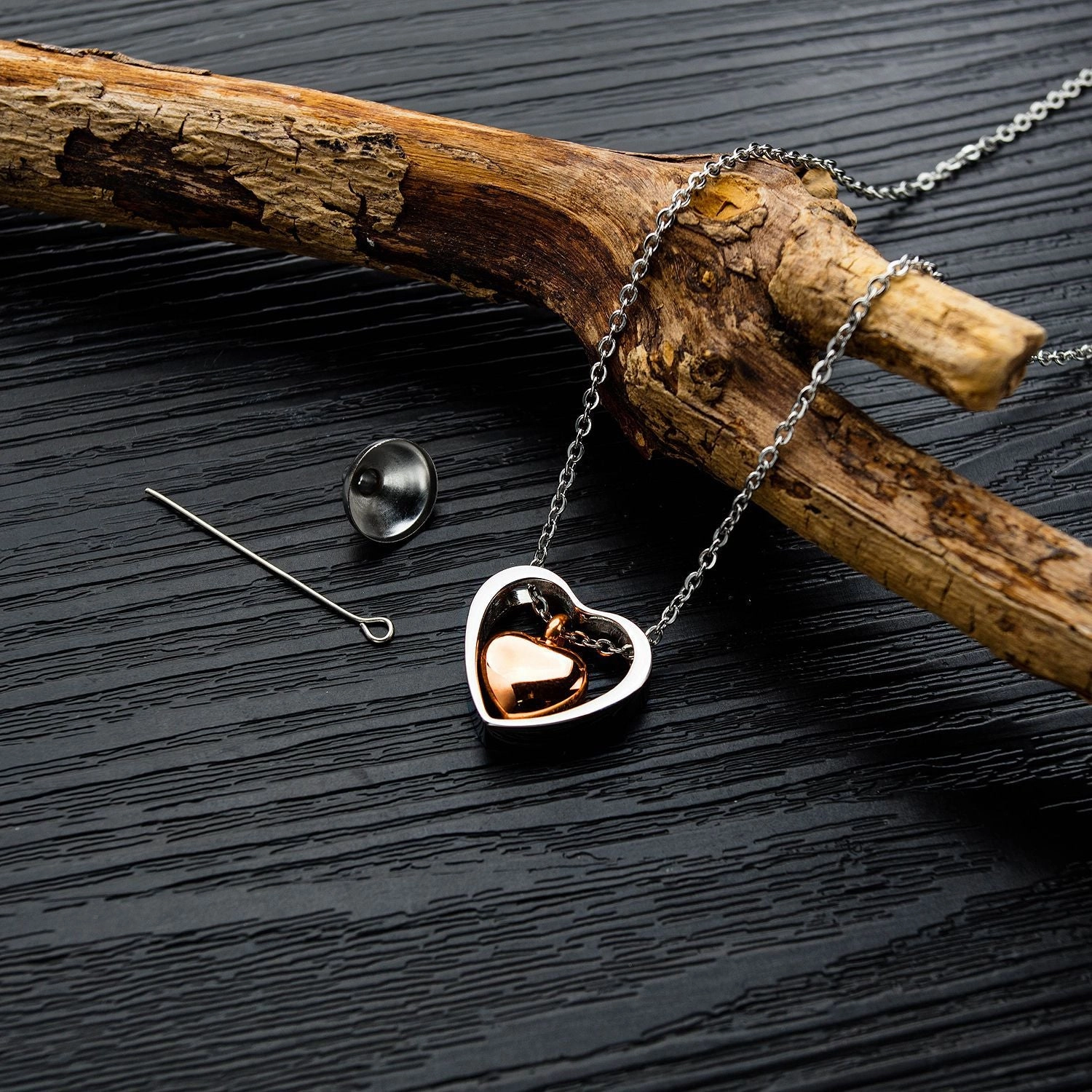Wholesale Openable Love Titanium Steel Necklace