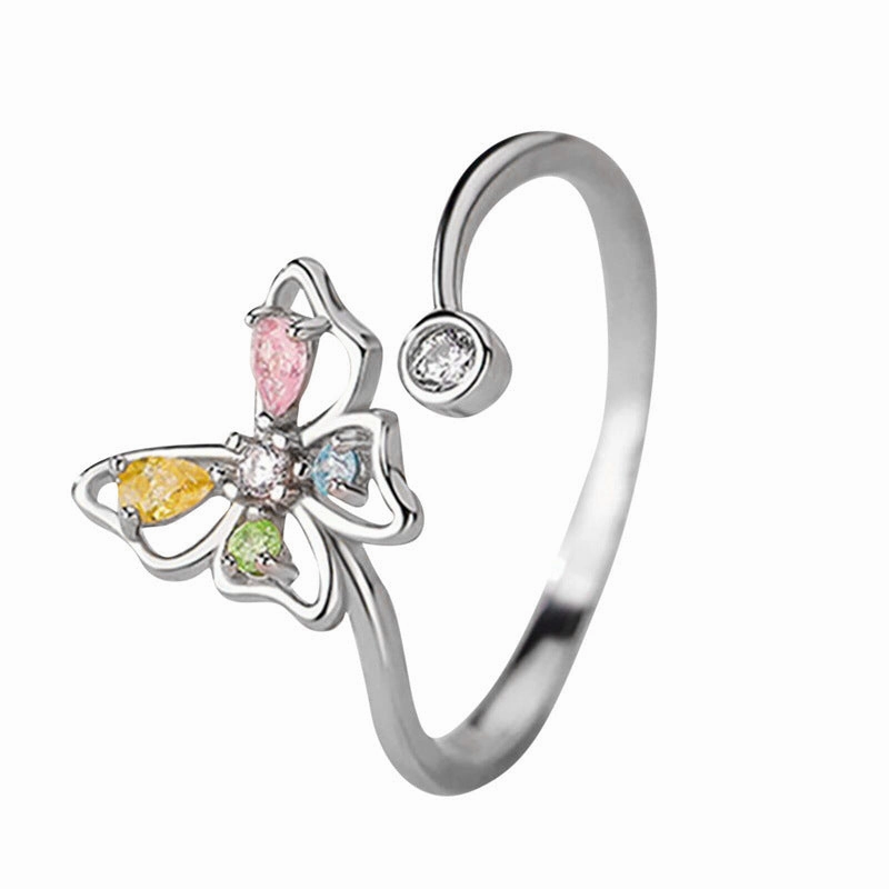 Wholesale Opening Butterfly Copper Rings