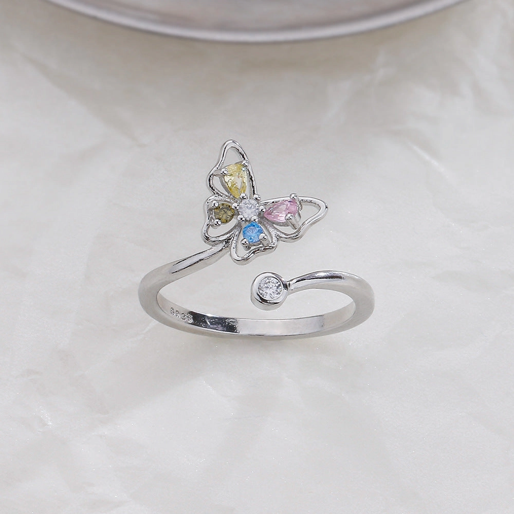 Wholesale Opening Butterfly Copper Rings