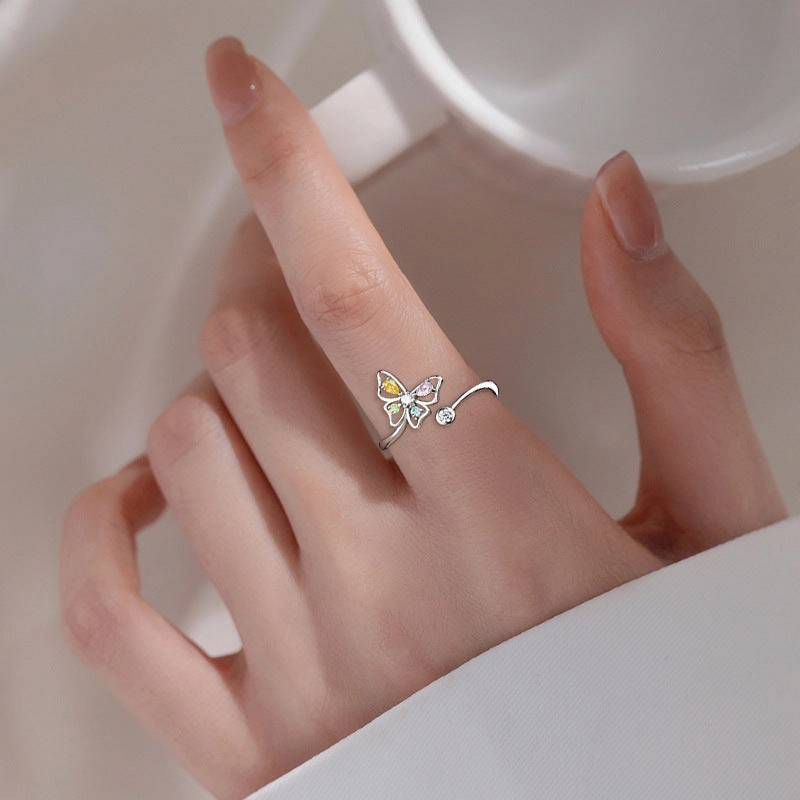 Wholesale Opening Butterfly Copper Rings