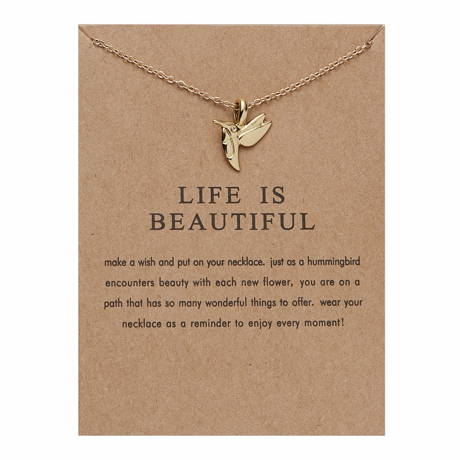 Wholesale Paper Card Cat Ears Alloy Necklaces