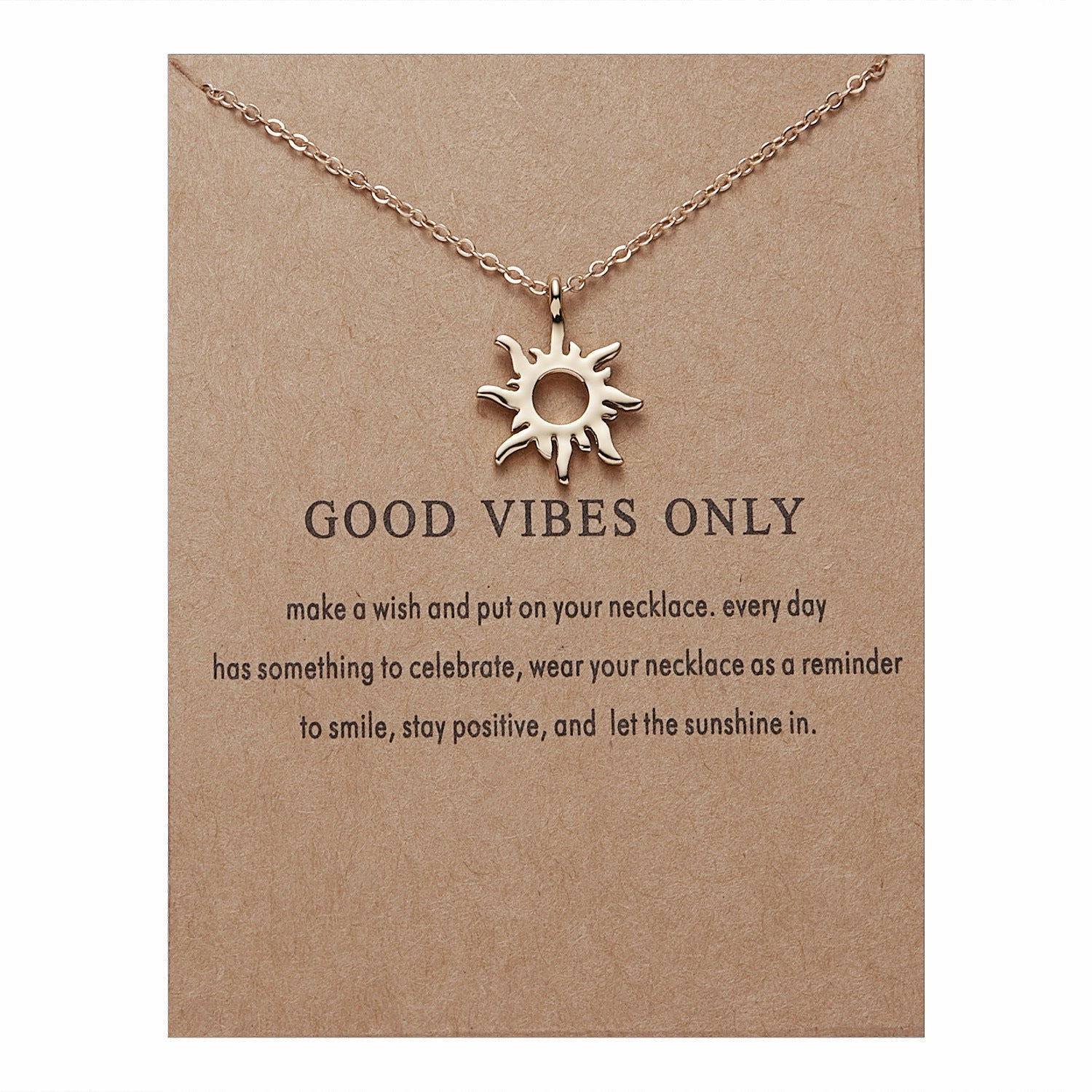 Wholesale Paper Card Cat Ears Alloy Necklaces