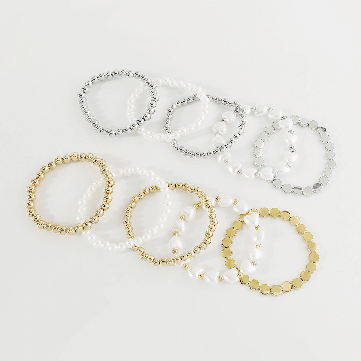 Wholesale Pearl CCB Beaded Multilayer Bracelet