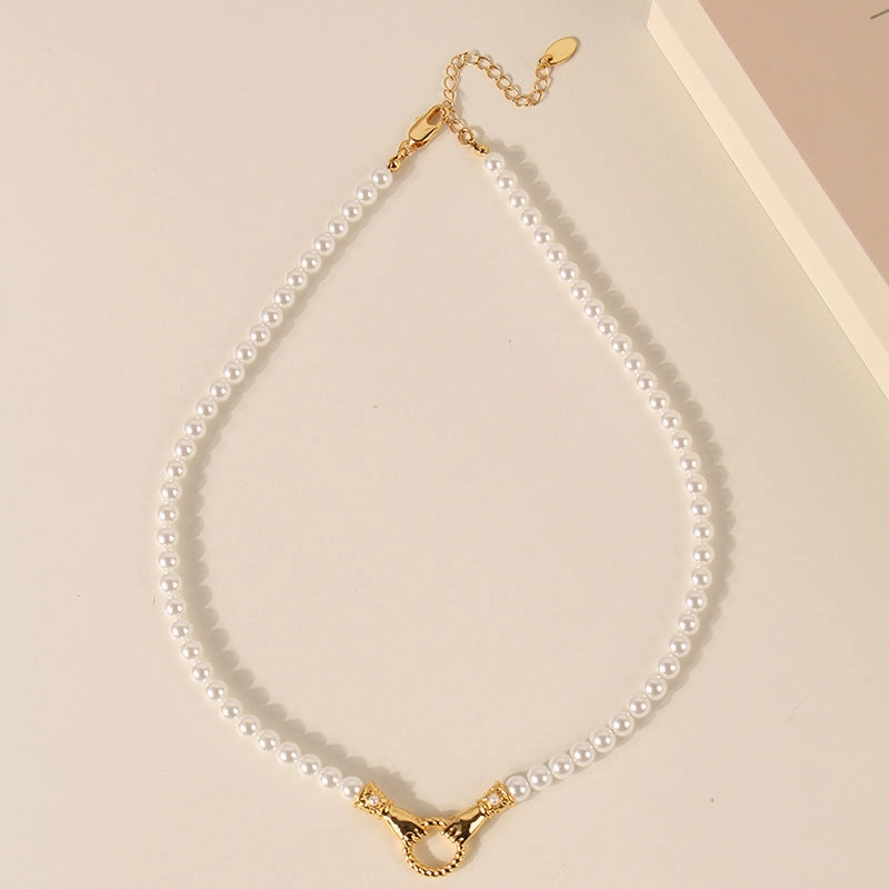 Wholesale Pearl Gold Plated Necklaces