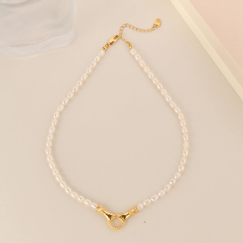 Wholesale Pearl Gold Plated Necklaces