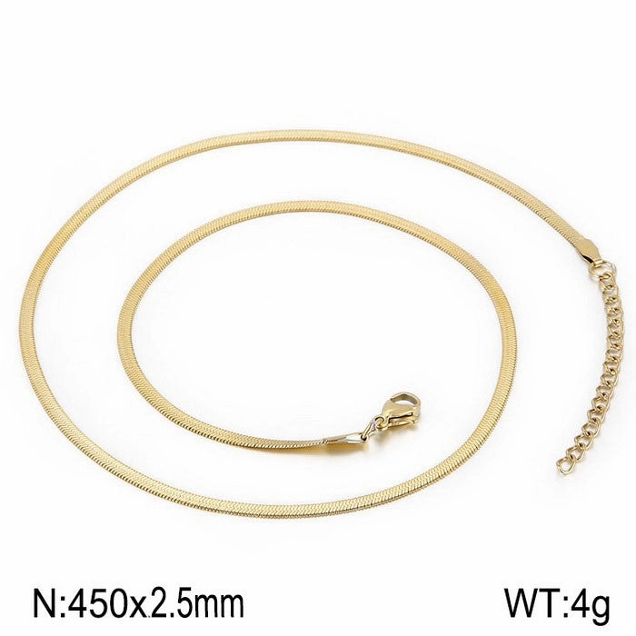 Wholesale personalized blade titanium steel necklace bracelet