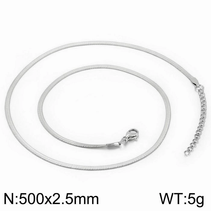 Wholesale personalized blade titanium steel necklace bracelet