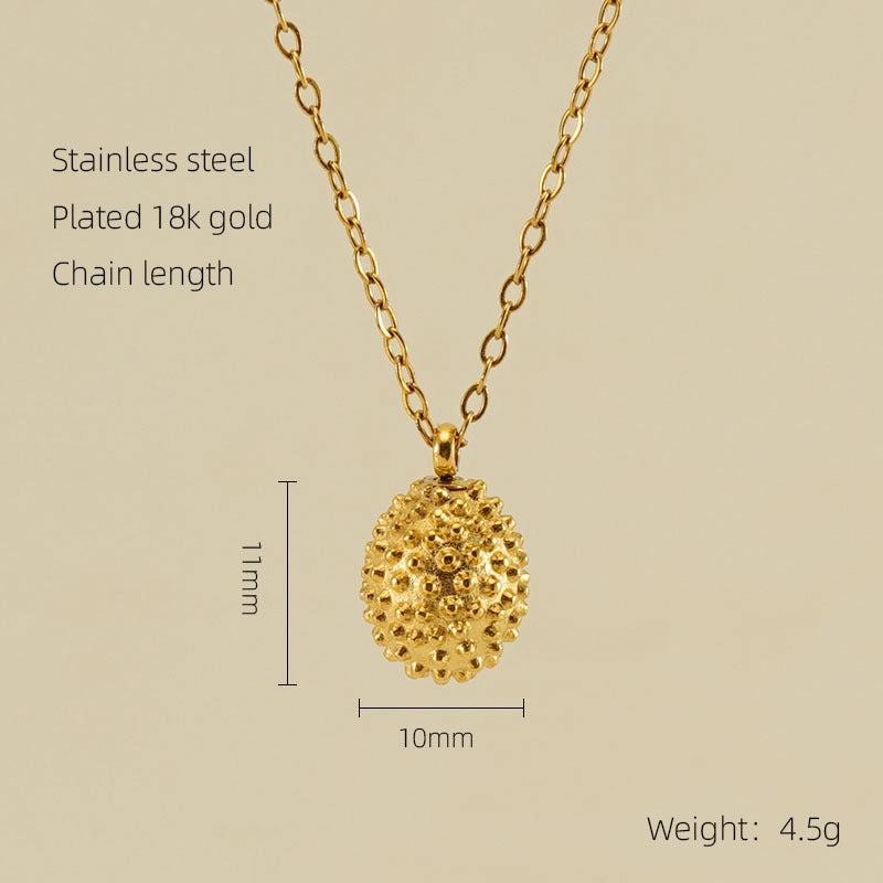 Wholesale Personalized Rose Titanium Steel Clavicle Necklace