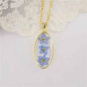 Wholesale Plant Specimen Resin Necklace